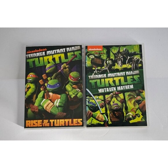 Teenage Mutant Ninja‎ Turtles DVDs: Rise of the Turtles & Mutagen Mayhem - Picture 1 of 4